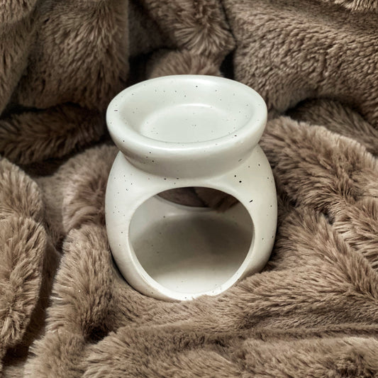 Burner White with spots